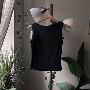 Vintage Black Sleeveless Top